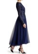 画像3: Tadashi Shoji タダシショージ  Saitta チュールカクテルドレス　ネイビー (3)