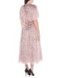 画像2: 10/13まで特別価格【ヘザーマークス着用】Dolce & Gabbana ドルチェ＆ガッバーナ ピンク フェザー調フリンジ ミディドレス (2)