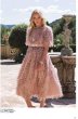画像7: 10/13まで特別価格【ヘザーマークス着用】Dolce & Gabbana ドルチェ＆ガッバーナ ピンク フェザー調フリンジ ミディドレス (7)