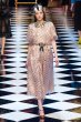 画像6: 10/13まで特別価格【ヘザーマークス着用】Dolce & Gabbana ドルチェ＆ガッバーナ ピンク フェザー調フリンジ ミディドレス (6)