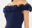 画像4: Xscape  Floral Appliqué Off-the-Shoulder Gown (4)