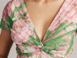 画像5: セール！Tadashi Shoji タダシショージ  AUSRA  花柄プリントドレス　グリーン、ピンク系  41801 (5)