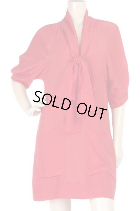 画像1: 【はるな愛さんに衣装提供！】Stella McCartney　シルクボウタイドレス (1)