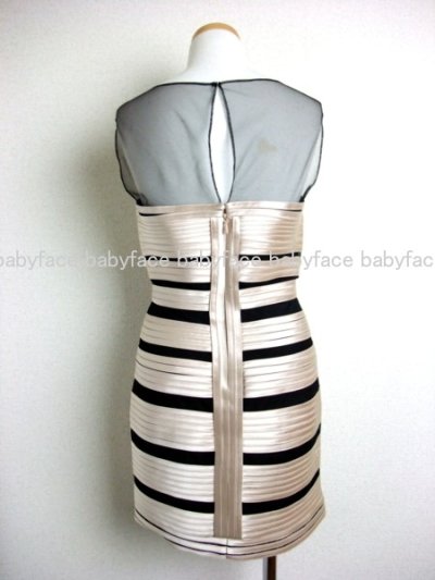 画像2: 【CLASSY掲載】BCBG MAXAZRIA　　SHEER PANELED EVENING DRESS