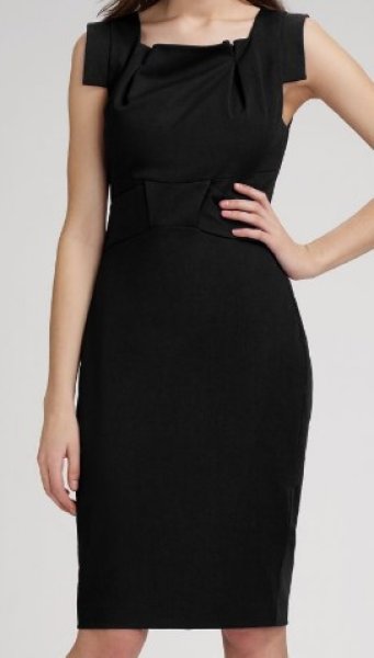 画像1: 【Kelly Rutherford 愛用】Black Halo　Maureen Dressブラック (1)