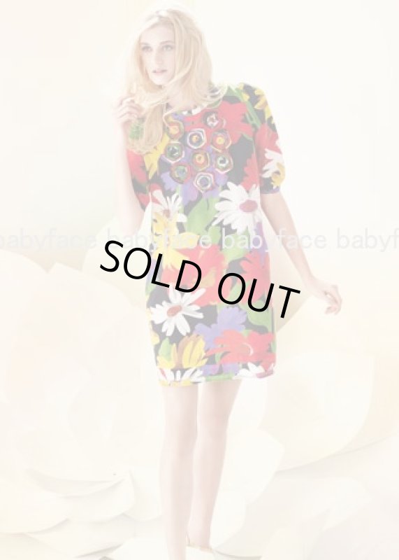 画像1: 【ルパンの娘 小沢真珠さん、岡本玲さん、ホットママに衣裳提供】See by Chloe　フラワーロゼットドレス (1)