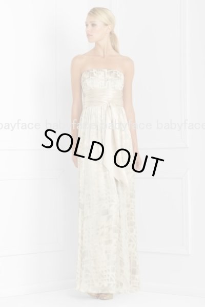 画像1: 【ヴァンサンカン掲載】BCBG MAXAZRIA     BURNOUT SILK GOWN (1)