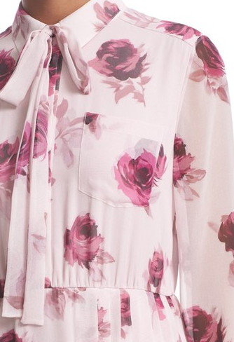 キャサリン妃ご愛用 Kate Spade New York ケイトスペード Encore Rose Pleat Chiffon Dress インポートワンピース通販babyface