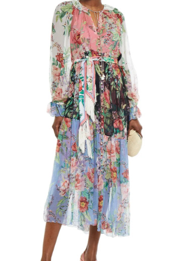 限定セール！Zimmermann ジマーマン Bellitude Spliced Silk Maxi